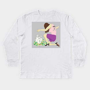 Meghan's Queen Kids Long Sleeve T-Shirt